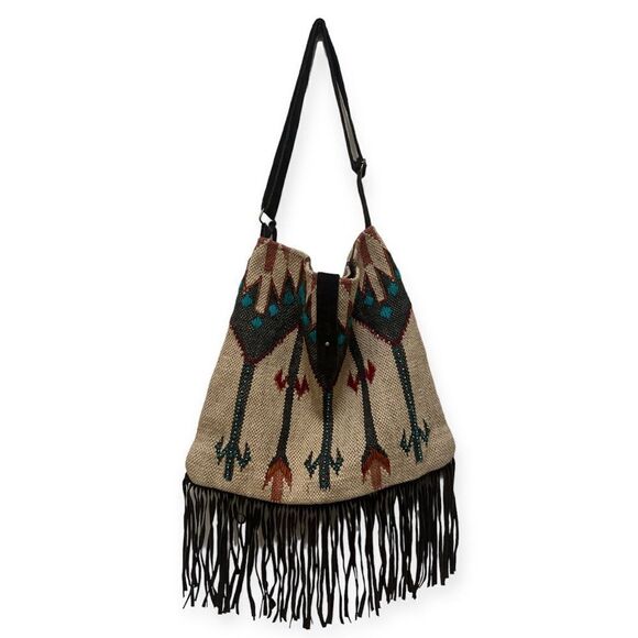 Lovestitch Navajo Fringe Bag - Picture 1 of 6